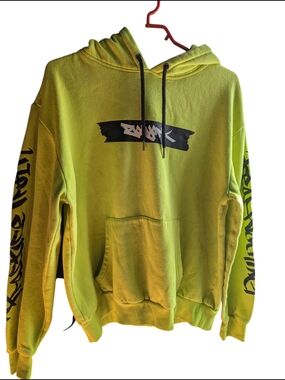 Zoo York Neon Green Graphic Pullover Hoodie